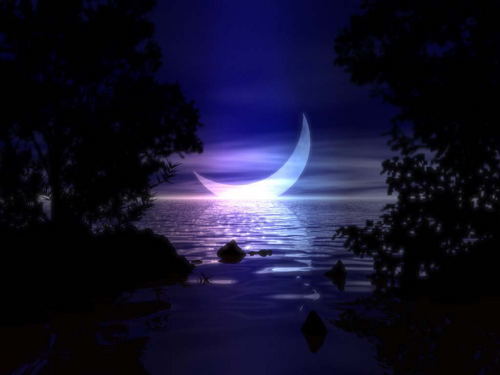 Moon On The Lake