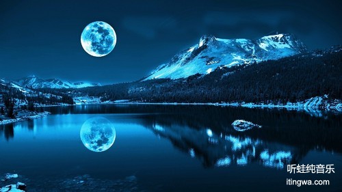 湖天影月