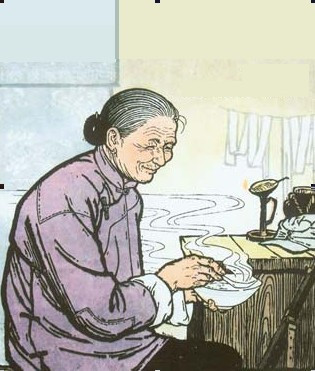 烛光里的妈妈
