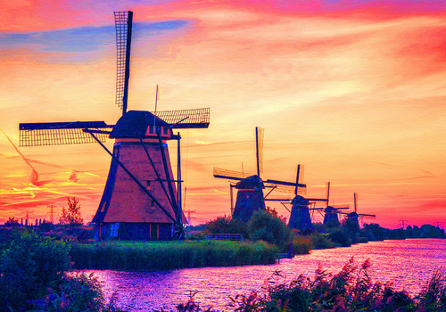 Windmill - Sunrise 日出风车 (钢琴)
