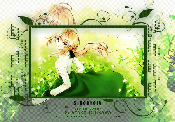 Sincerely【violin cover】