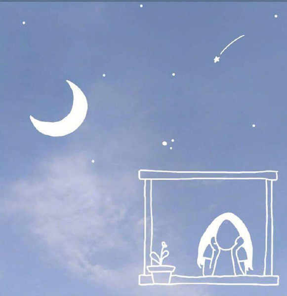 我抬头看星星看你