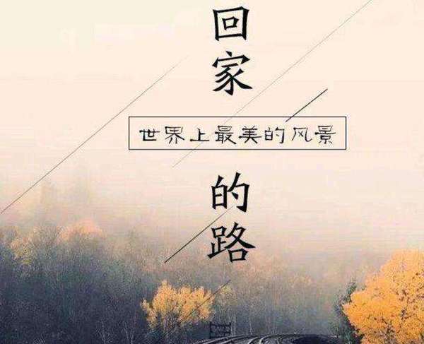 《回家的路》 — 你多久没回家了？