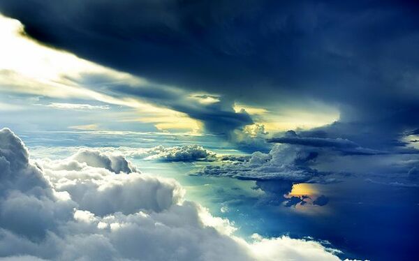 天空的云层