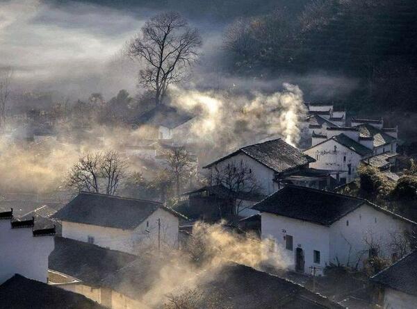 炊烟听雨