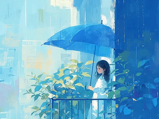 The sound of rain